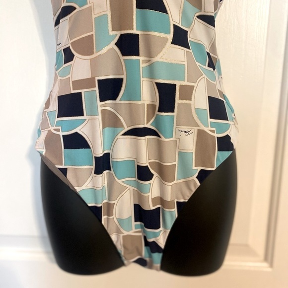 “TRINA TURK” Disco Deco Halter Neck Bathing Suit - Picture 10 of 16